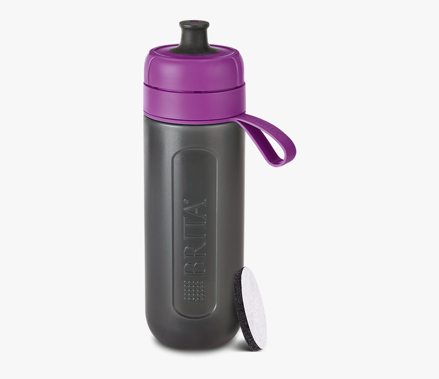 Brita Fill&go Active Fresh Purple - Flasa Brita, Transparent Clipart