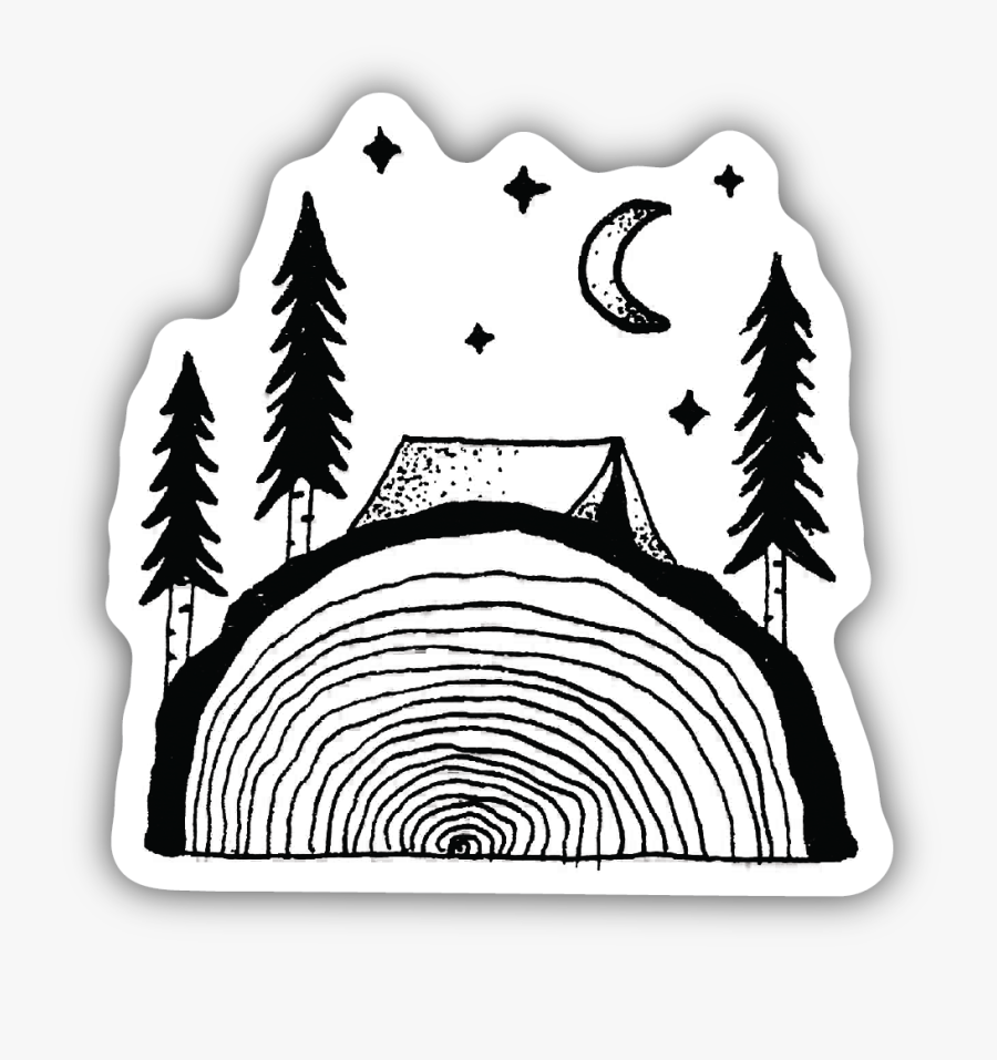 Sawing Logs Sticker, Transparent Clipart
