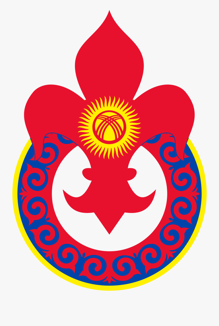 Kyrgyzstan Flag, Transparent Clipart
