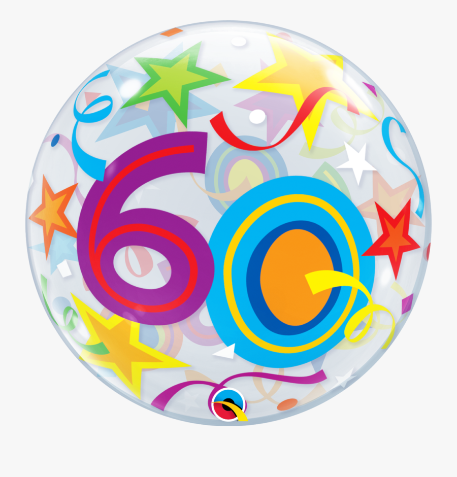 60th Balloon, Transparent Clipart