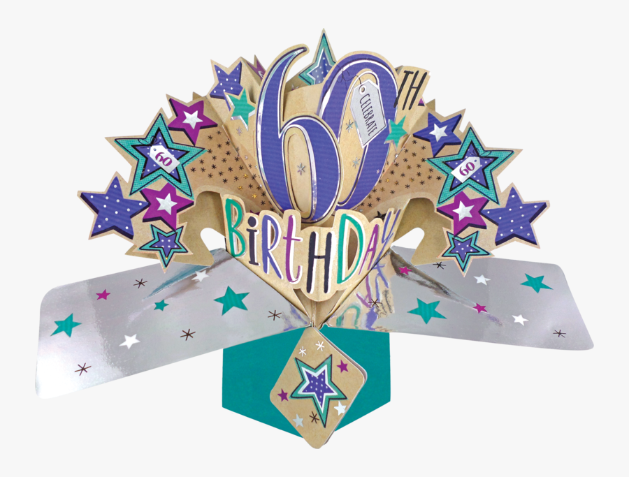 Clip Art Second Nature Pop Ups - 60th Birthday Images For Her, Transparent Clipart
