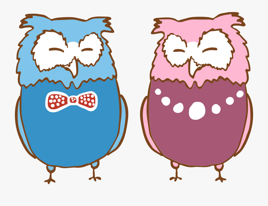 Anthropomorphic Owls 2 Clip Arts - Anthropomorphic Cartoon Owl, Transparent Clipart