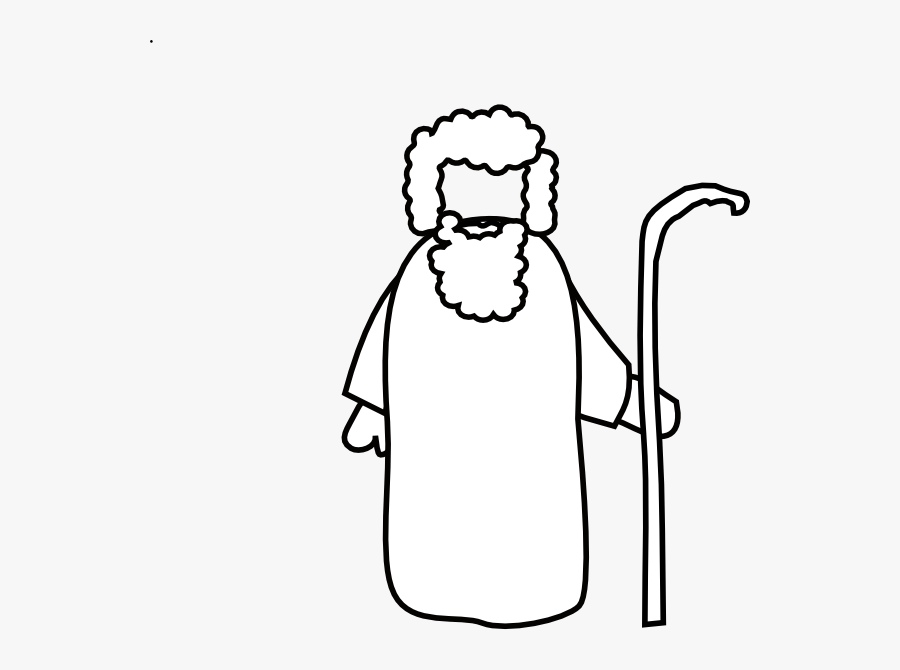 Shepherd Coloring Pages For Kids, Transparent Clipart