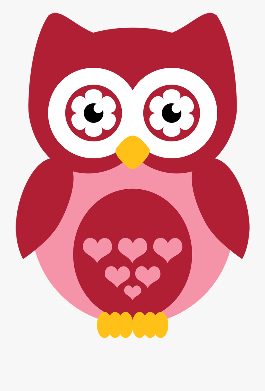 Clip Art Colorful Owl - Owl, Transparent Clipart