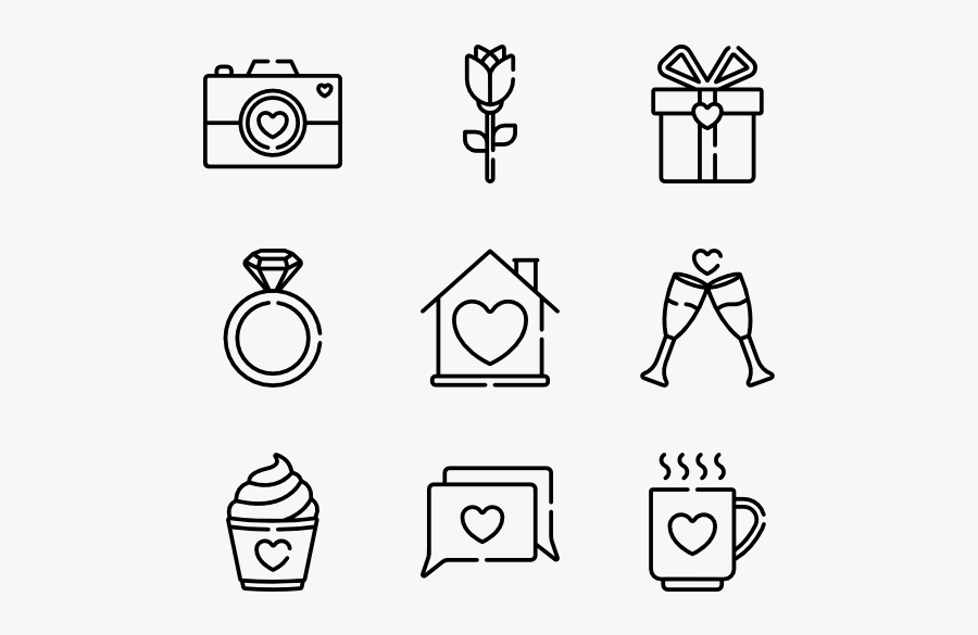 Valentine"s Day - Diseases Icon, Transparent Clipart