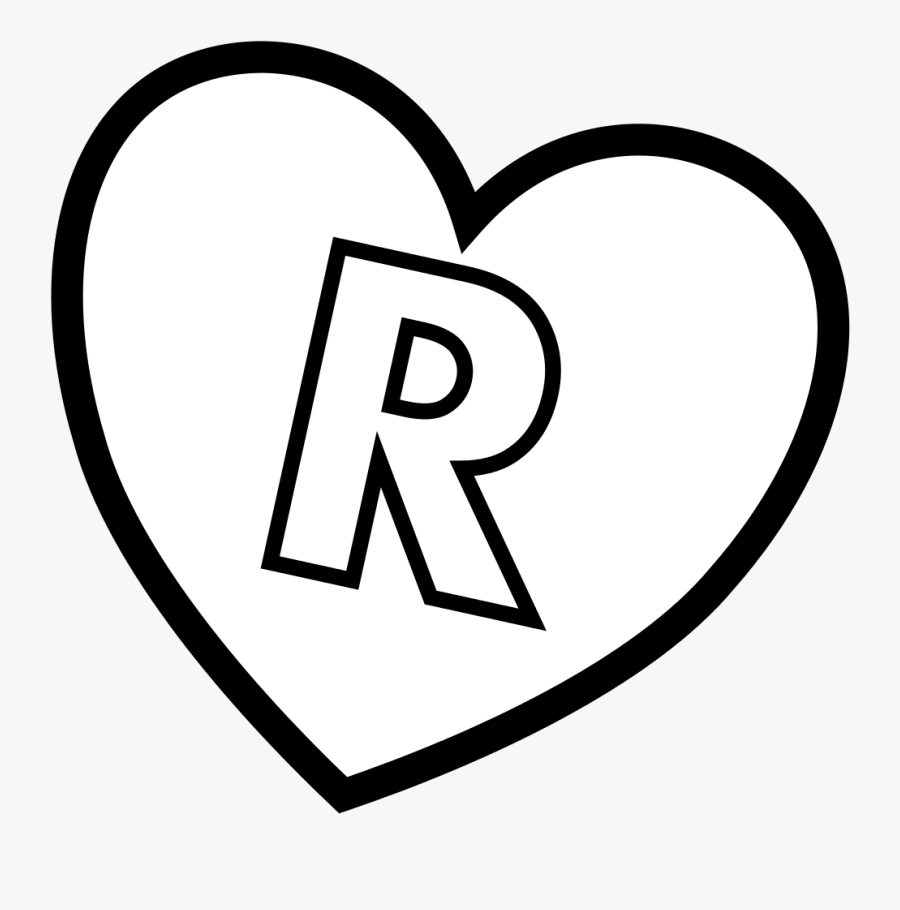 Valentine"s Day Alphabet Coloring Letter C - Numero 5 En Corazon, Transparent Clipart