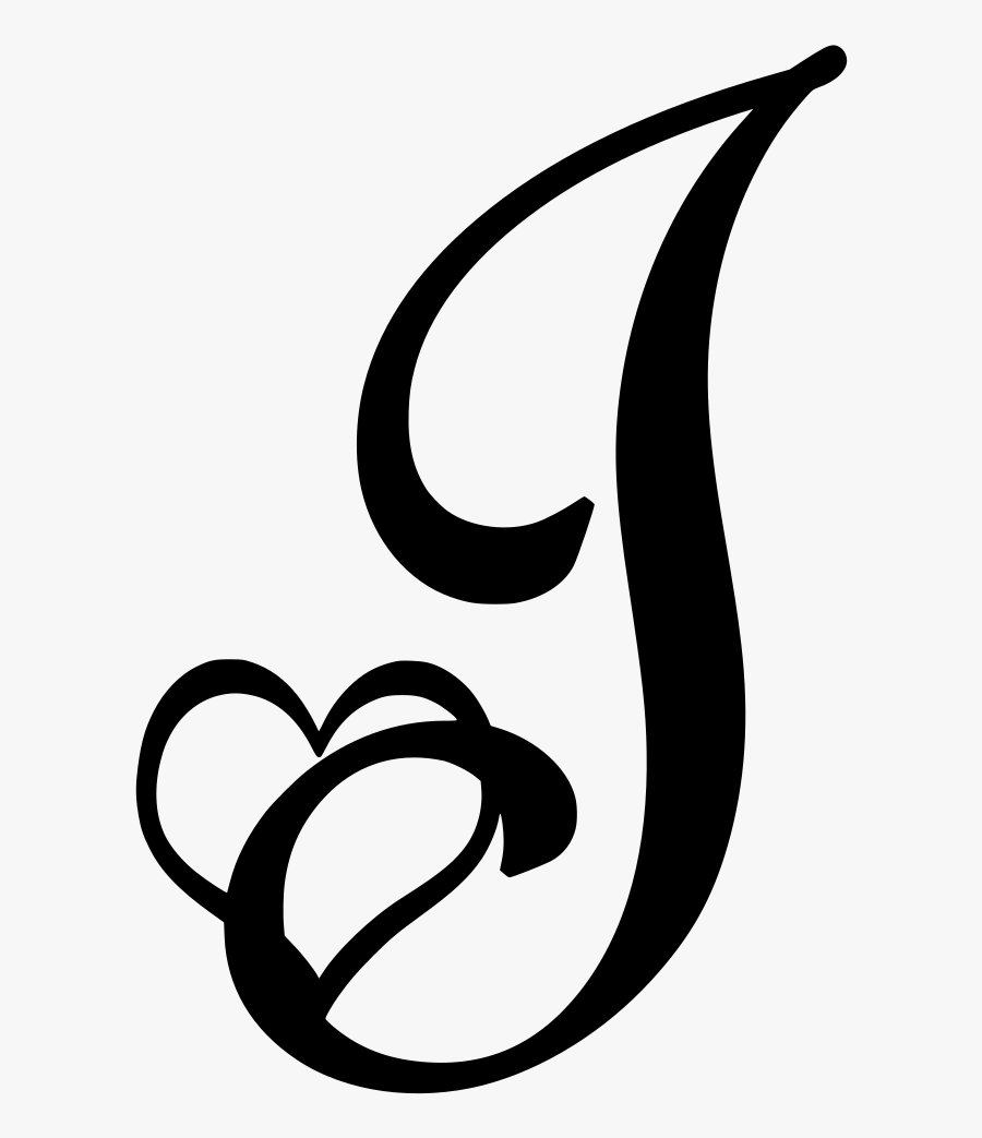Valentine Capital Letter , Png Download - J Letter, Transparent Clipart