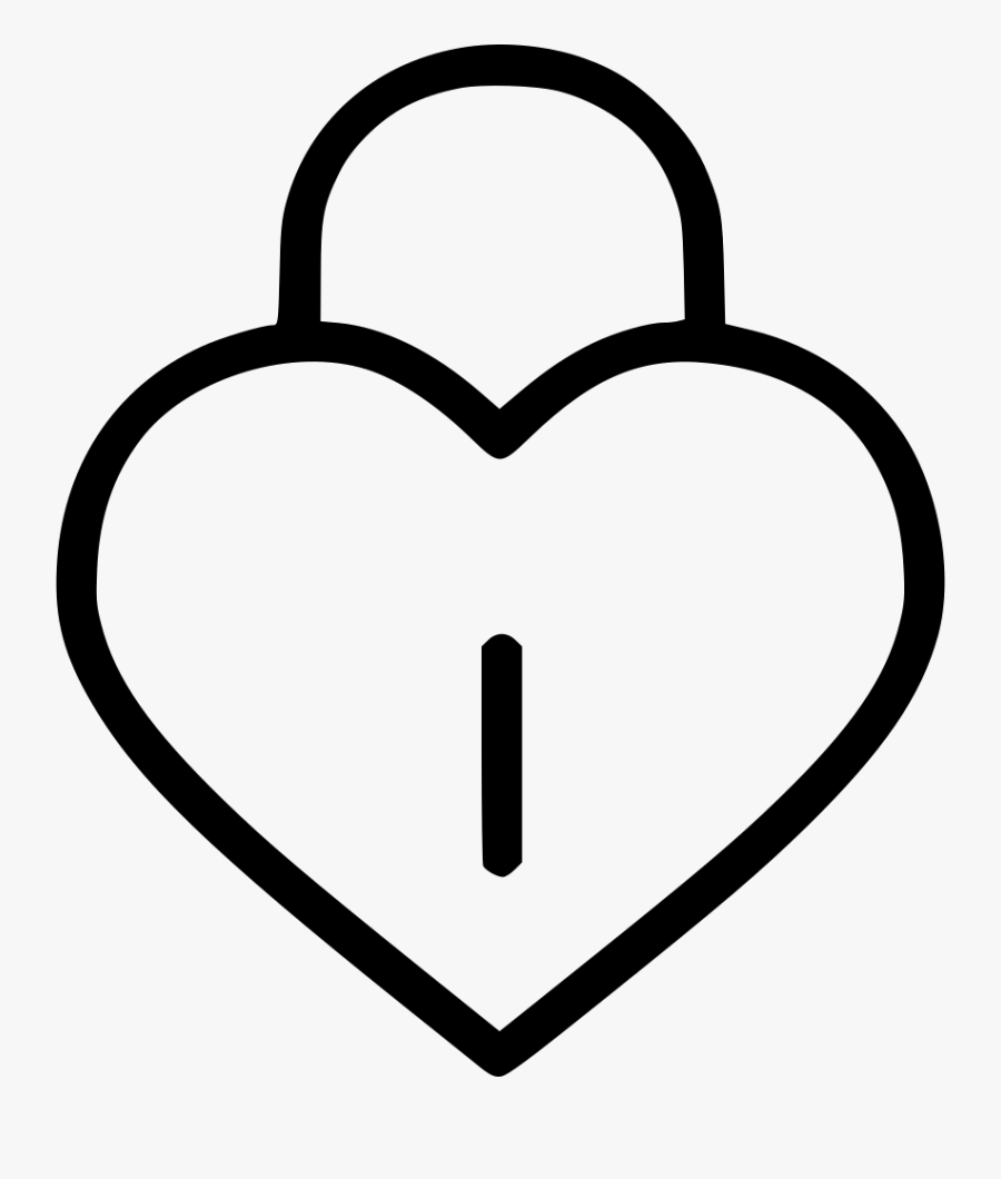 Romantic Valentine Valentines Day Heart Lock - Question Mark Icon, Transparent Clipart
