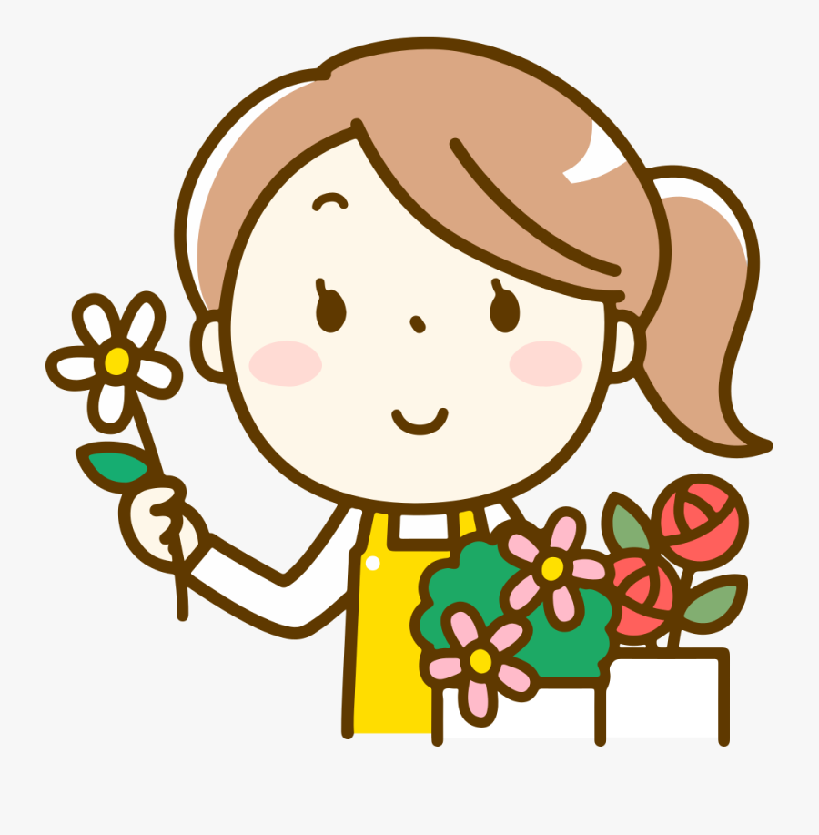 Florist - It's Cold Clipart, Transparent Clipart