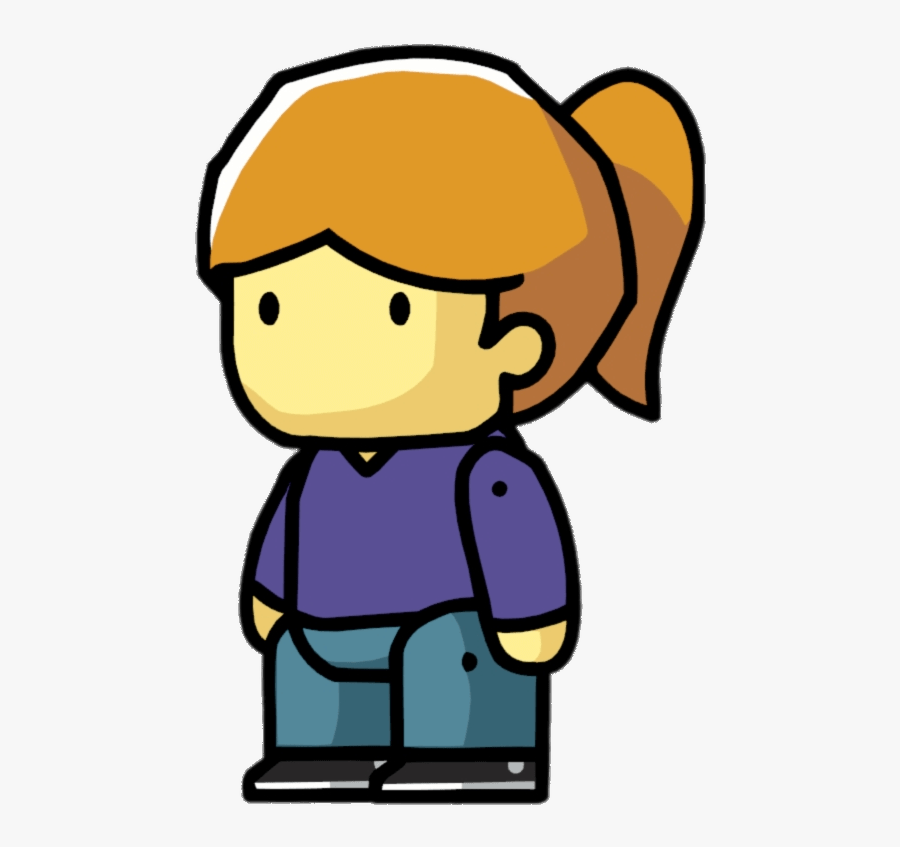 Scribblenauts Teenage Girl Clip Arts - Don Quixote Png, Transparent Clipart