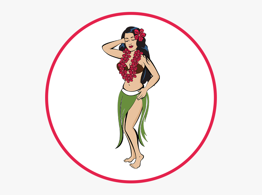 Hula Girl Web Design - Casuarina Primary School, Transparent Clipart