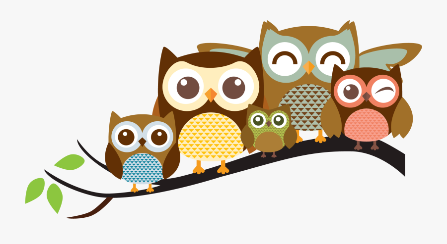 Clip Art Transparent Stock Cute Owl Family Clipart - Family Owl Clipart Png, Transparent Clipart