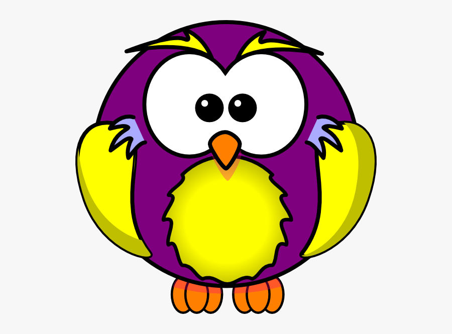 Purple Owl Clipart - Air Animals Clip Art, Transparent Clipart
