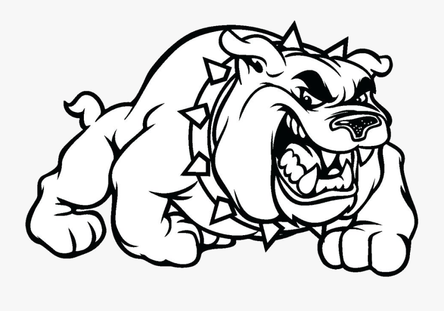 Georgia Bulldog Bulldogs Coloring Pages Mascot Clip - Georgia Bulldogs Coloring Sheets, Transparent Clipart
