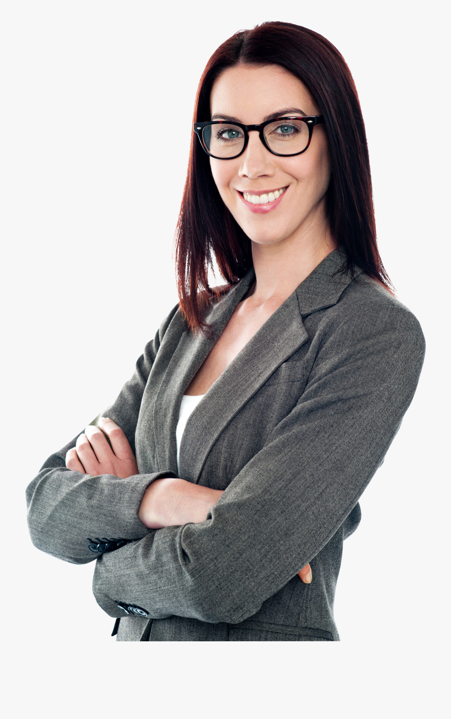 Specs Girl Png Image - Corporate Lady, Transparent Clipart