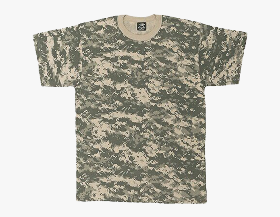 Camo Clipart Army Clothes - Digital Camo Shirts, Transparent Clipart