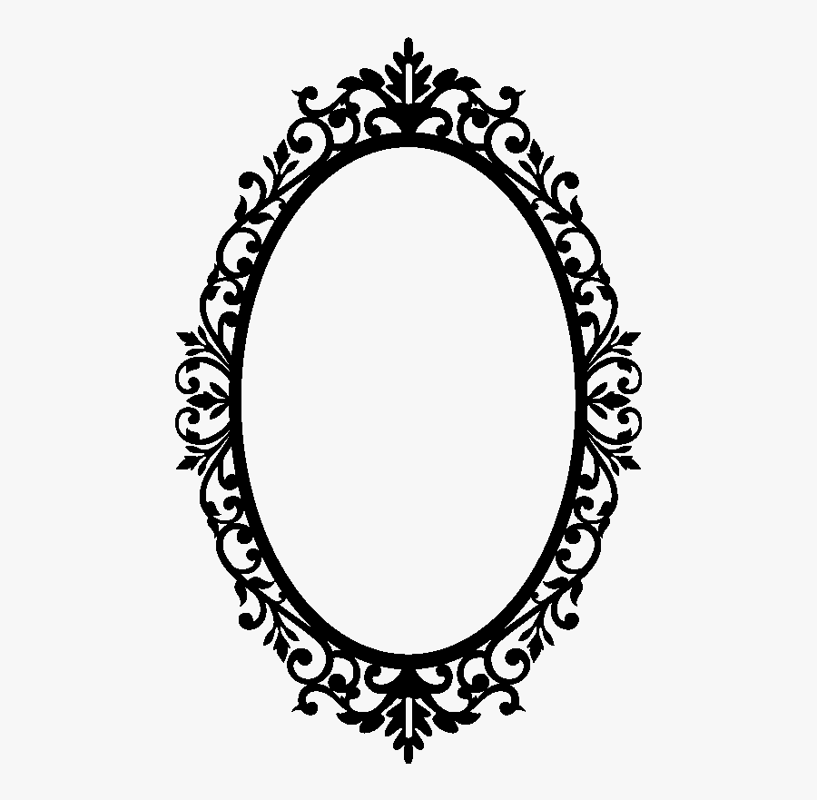Picture Frames Clip - Oval Frame Vector Png, Transparent Clipart