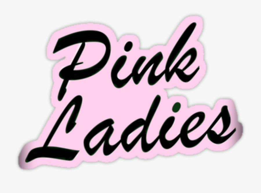 Pink Pinkladies Grease Movie Ladies Girl Quotes Clipart - Pink Ladies, Transparent Clipart