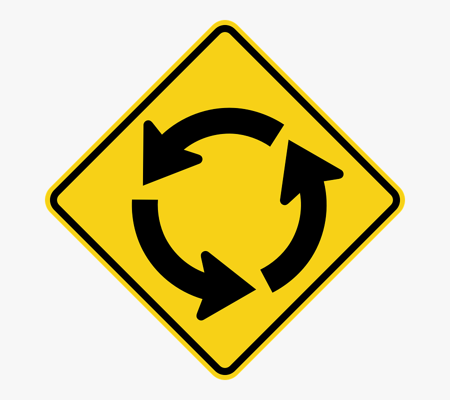 Roundabout Signal, Transparent Clipart