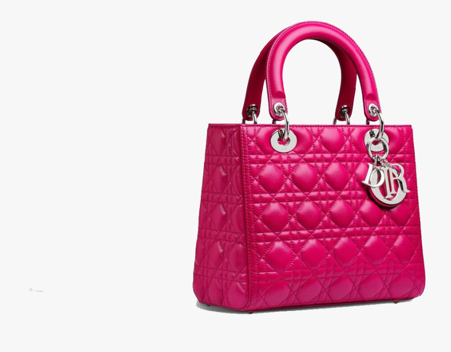 Pink Fashion Christian Bag Dior Handbag Lady Clipart - Bila Lady Dior S, Transparent Clipart