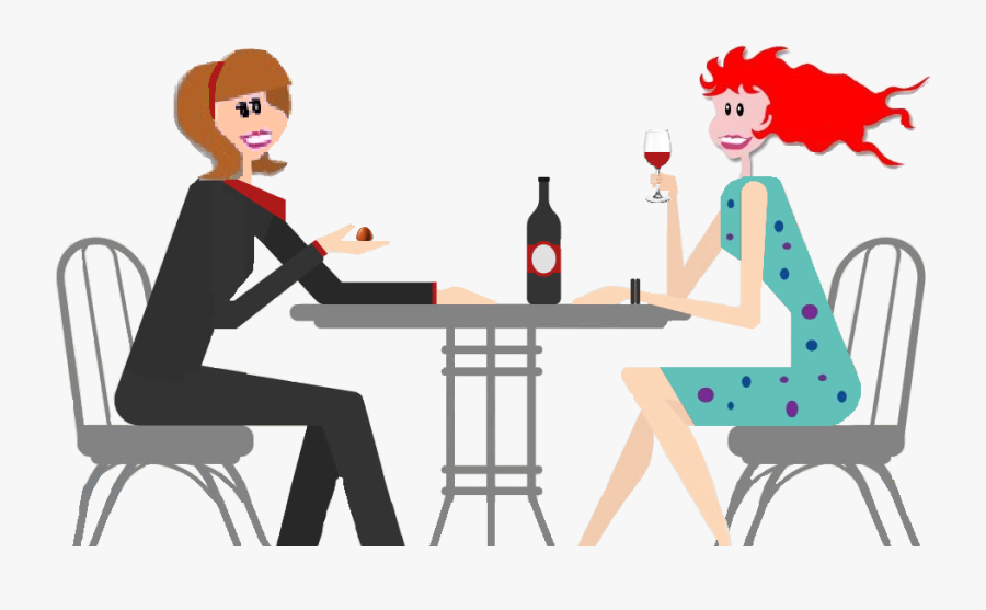 Wine "n - Setting Dinner Table Etiquette Clipart, Transparent Clipart