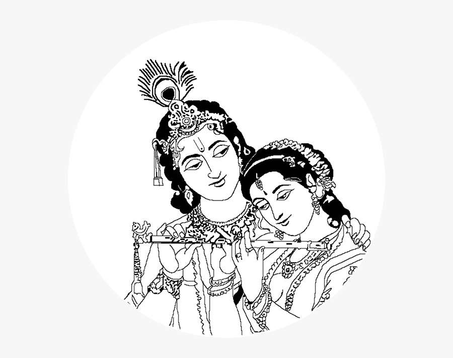 Clip Art Krishna Radha, Transparent Clipart