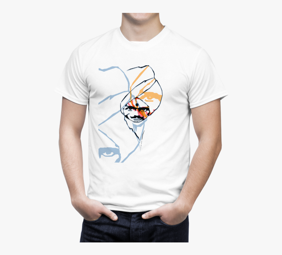 Buy Authentic Bharathiyar T Shirt Online From Unikrush - Самый Лучший Папа Футболка, Transparent Clipart