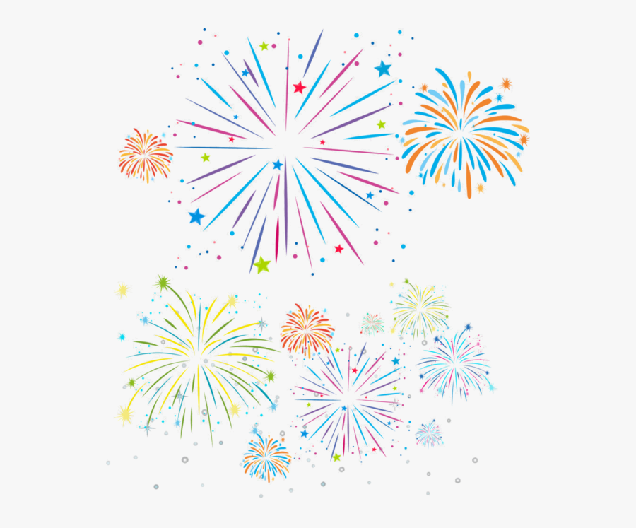 Fireworks Illustration Png, Transparent Clipart