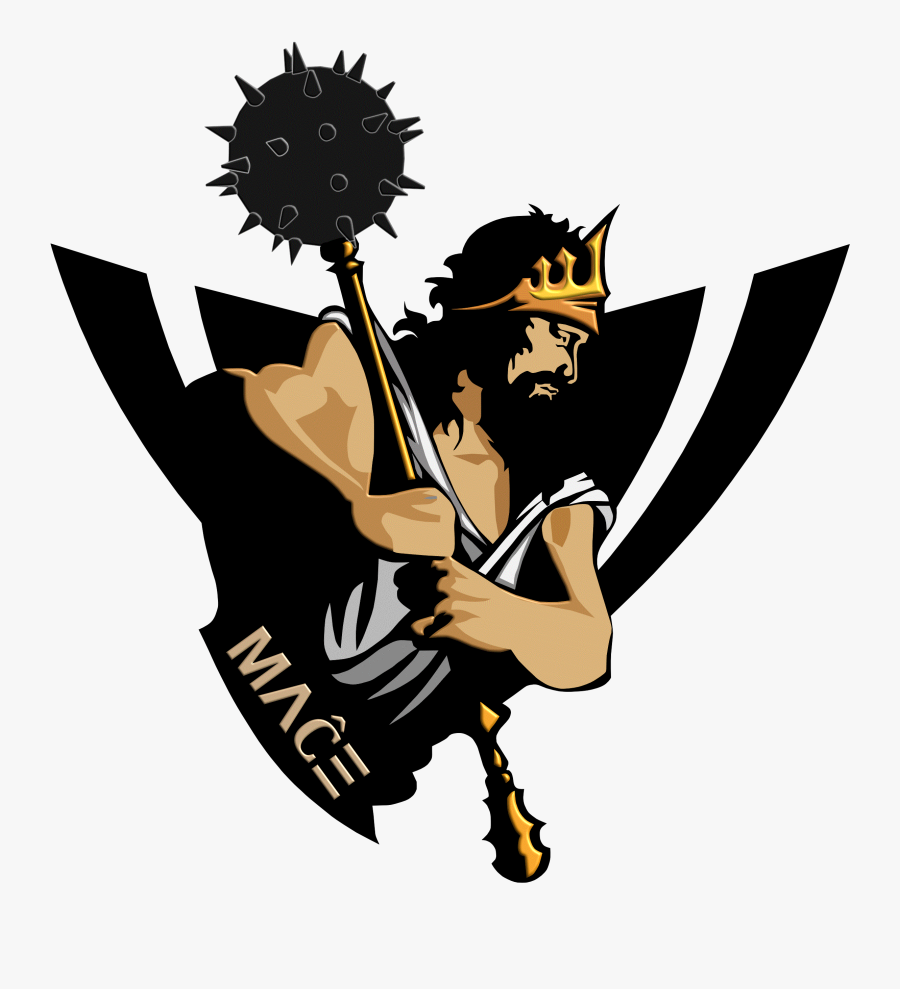 Mace Cricket Bat, Transparent Clipart