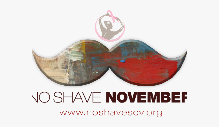 No Shave Movember Mustache Png Transparent Images - Illustration, Transparent Clipart
