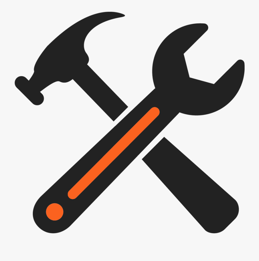 Spanner Clipart Hammer Wrench - Blue Tools Icon Png, Transparent Clipart