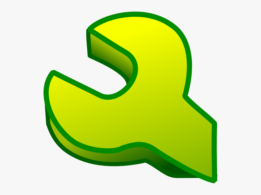 Spanner Svg Clip Arts - Green Spanner, Transparent Clipart