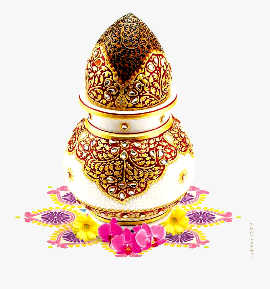 Kalash Png/kalash Png With Gold Plated - Indian Wedding Kalash, Transparent Clipart