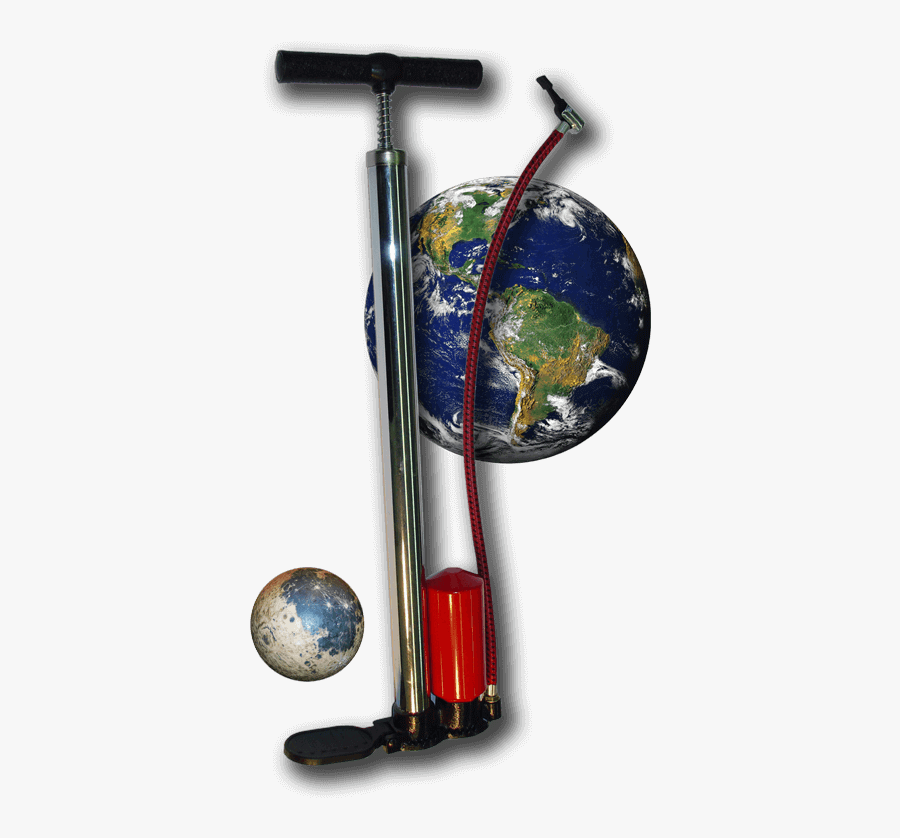 Foot Bike Pump Png - Earth, Transparent Clipart