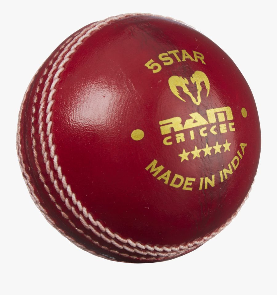 Cricket Bat And Ball Png - Cricket Leather Ball Png, Transparent Clipart