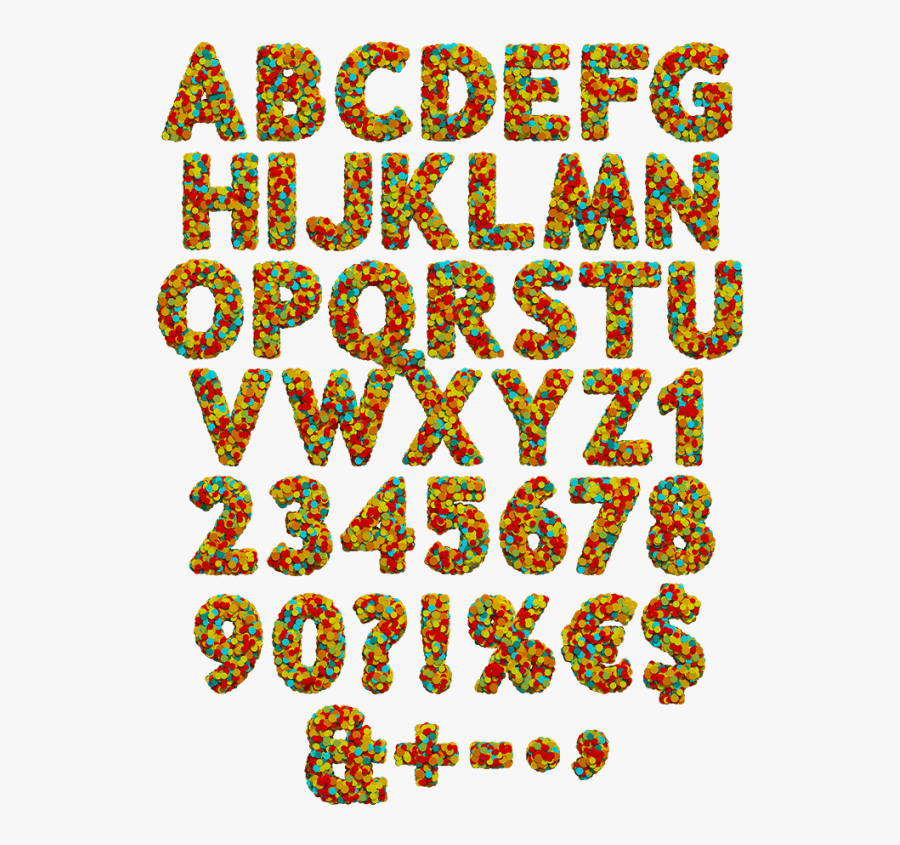 Clip Art Fun Font Alphabet, Transparent Clipart