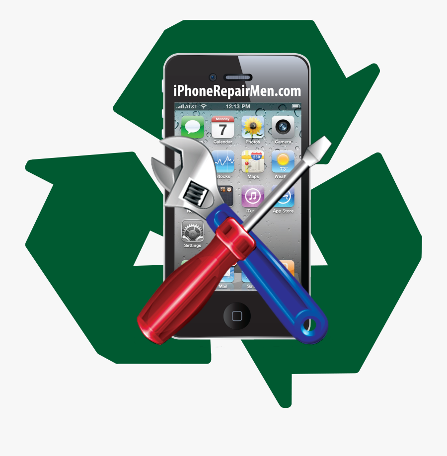 Transparent Iphone Clipart - Mobile Phone Repair Logo Png, Transparent Clipart