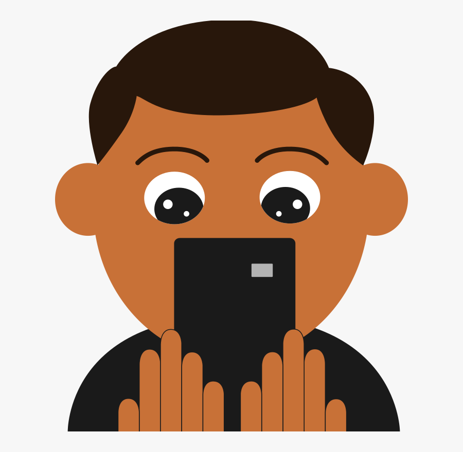 Mobile Phone Clipart , Png Download - Phone User Png, Transparent Clipart