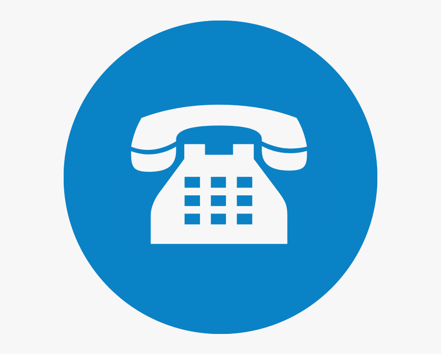 White Telephone Logo Png, Transparent Clipart