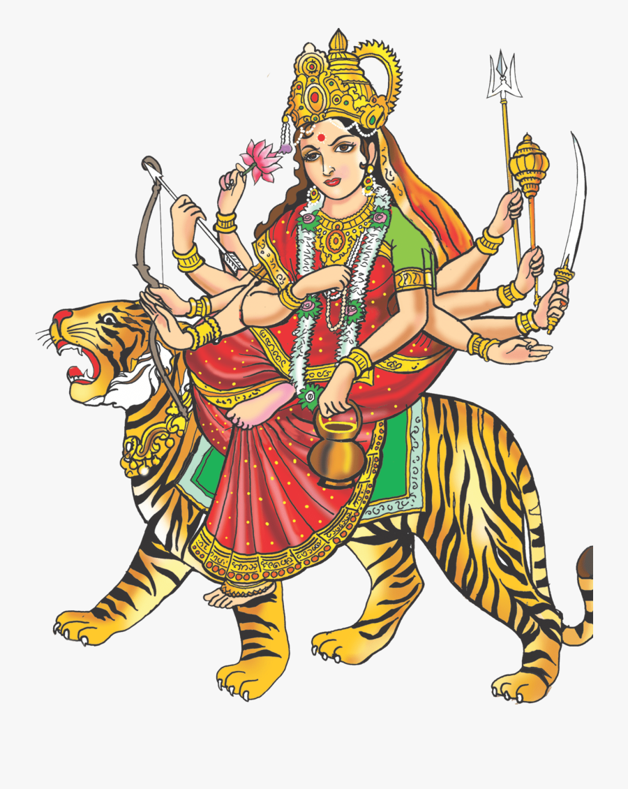Goddess Navdurga Png Images - Nav Durga Png, Transparent Clipart