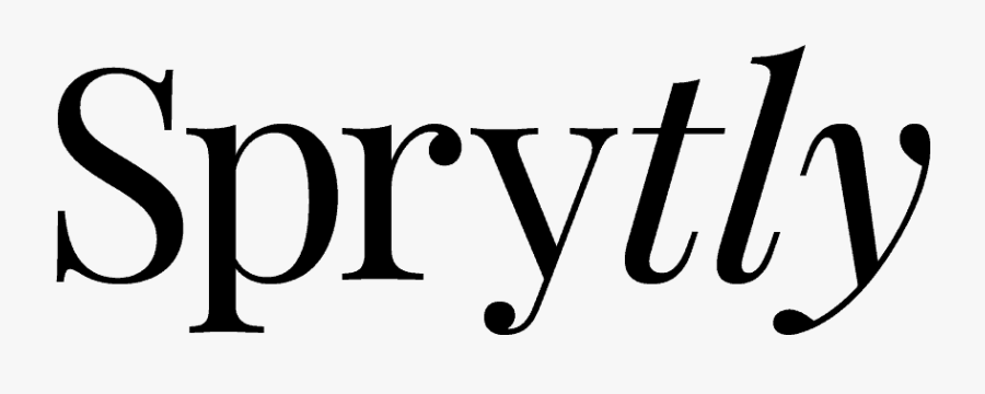 Sprytly - Calligraphy, Transparent Clipart