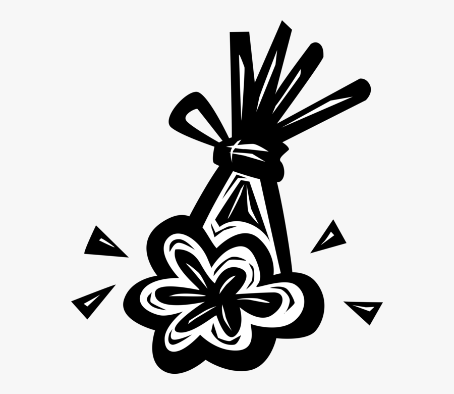 Vector Illustration Of Bride"s Marriage Ceremony Wedding, Transparent Clipart