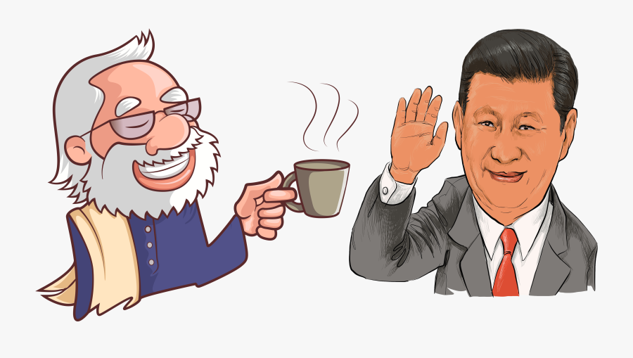 Xi, Modi May Stump Trump On Trade Talks - Modi Illustration, Transparent Clipart
