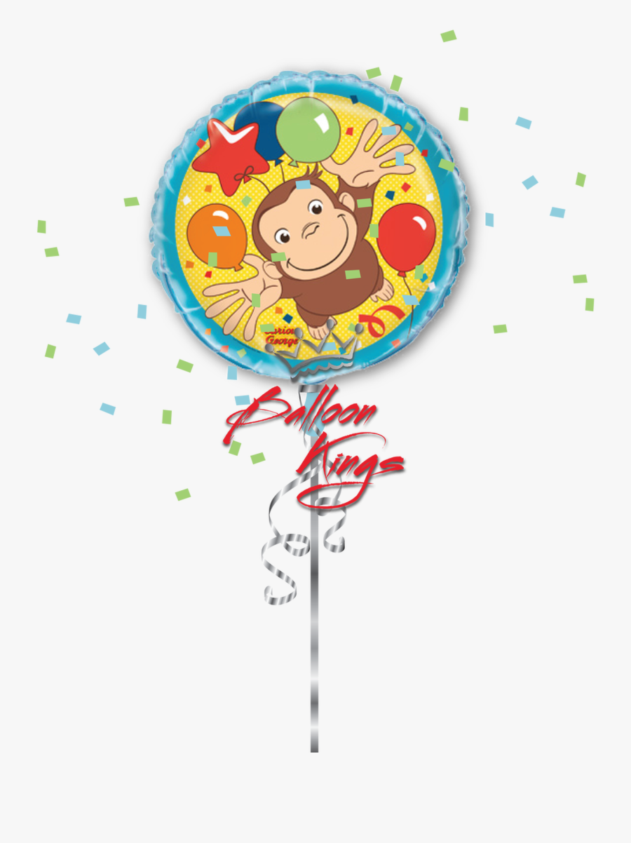 Curious George - Curious George Foil Ballons, Transparent Clipart