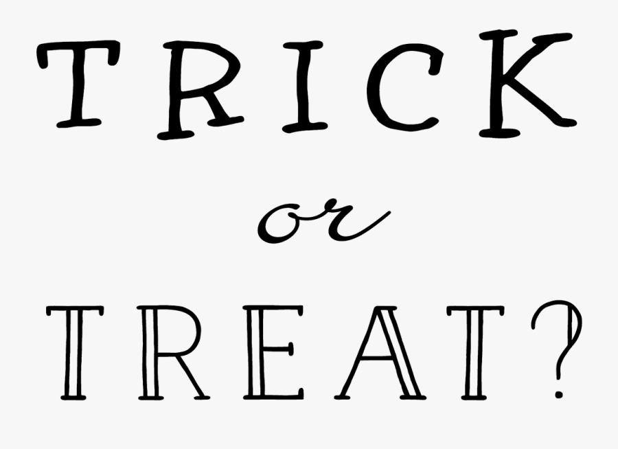 Trick Or Treat Happy Halloween Stamp - Calligraphy, Transparent Clipart
