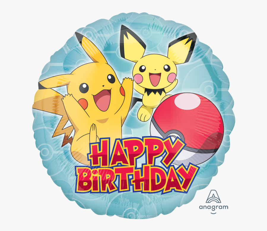 Happy Birthday With Pokemon, Transparent Clipart