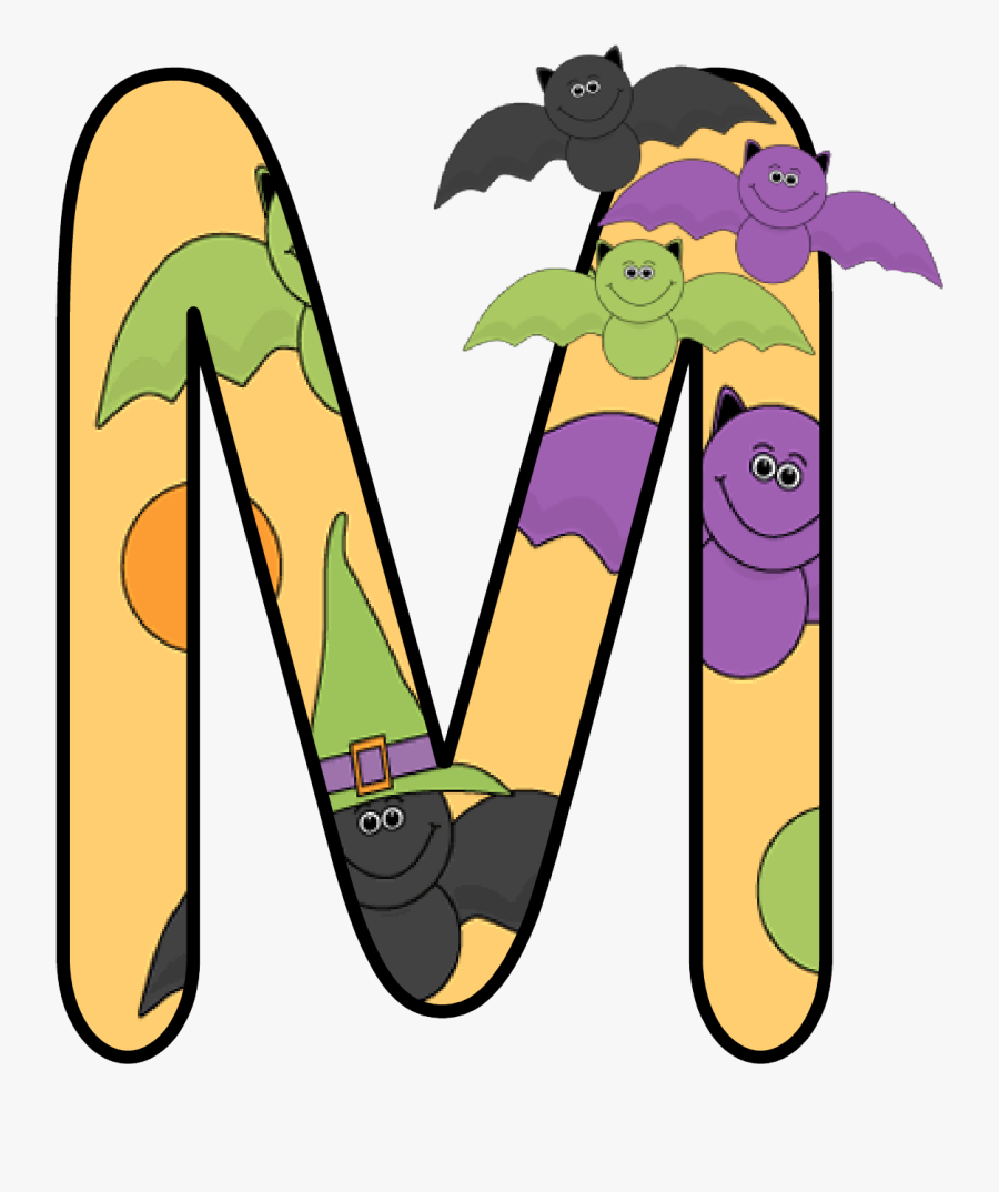 Alphabet Letters Clipart Halloween, Transparent Clipart