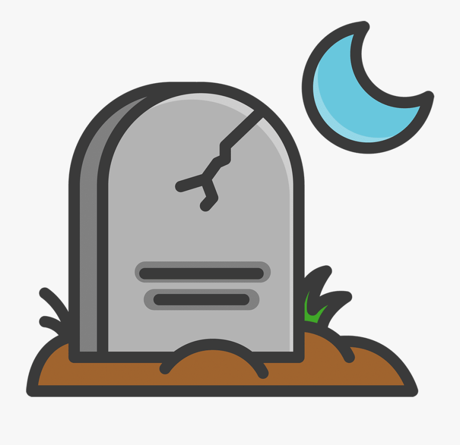 Graveyard Vector Icon, Transparent Clipart
