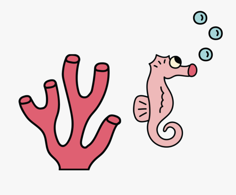 Coralsaehorse - Something In The Water Logo, Transparent Clipart