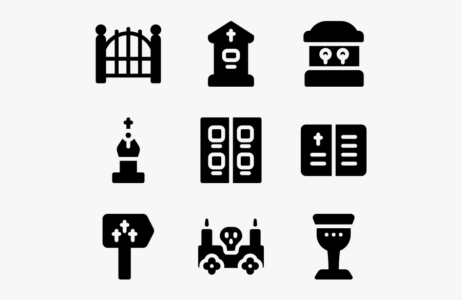 Funeral - Workplace Icons, Transparent Clipart